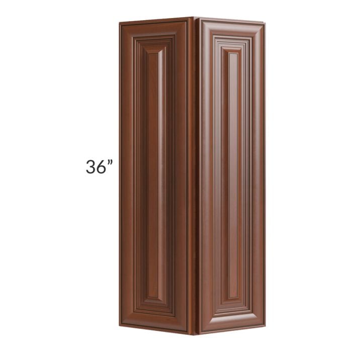 RTA Phoenix Caramel Glaze 12" x 36" Wall End Cabinet