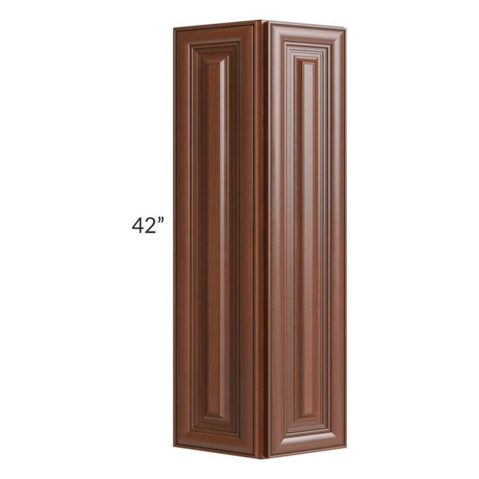 RTA Phoenix Caramel Glaze 12" x 42" Wall End Cabinet