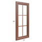 RTA Phoenix Caramel Glaze 15" x 36" Mullion Glass Door Only (can be used with a 24" x 36" corner cabinet)
