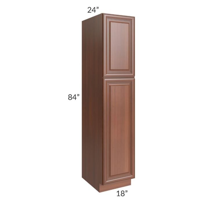 RTA Phoenix Caramel Glaze 18" x 84" Wall Pantry