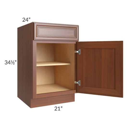 RTA Phoenix Caramel Glaze 21" Base Cabinet