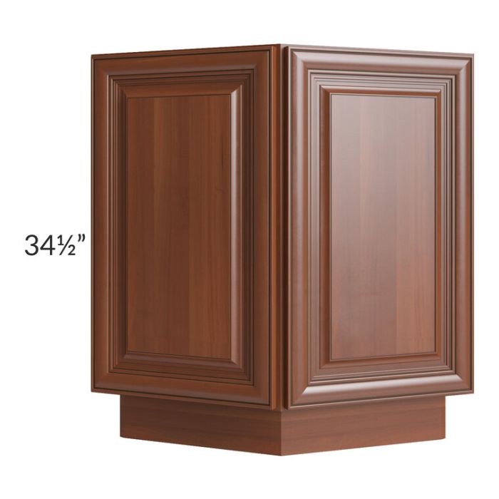 RTA Phoenix Caramel Glaze 24" Base End Cabinet