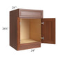 RTA Phoenix Caramel Glaze 24" Sink Base Cabinet