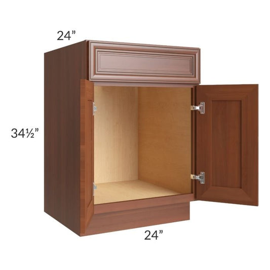 RTA Phoenix Caramel Glaze 24" Sink Base Cabinet