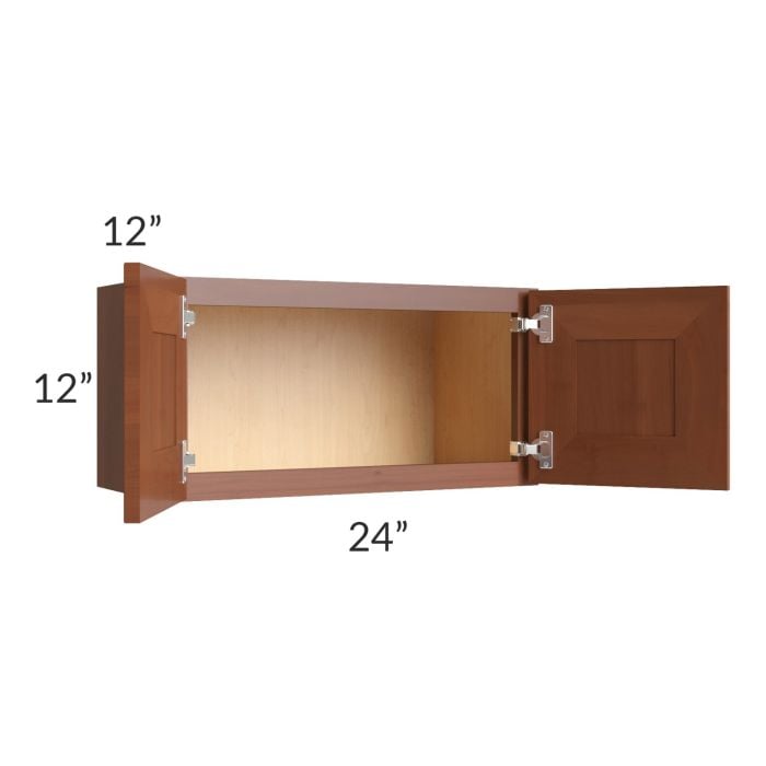 RTA Phoenix Caramel Glaze 24" x 12" Wall Cabinet