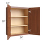 RTA Phoenix Caramel Glaze 24" x 30" Wall Cabinet