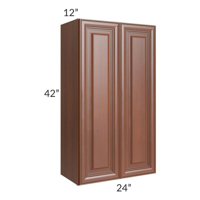RTA Phoenix Caramel Glaze 24" x 42" Wall Cabinet
