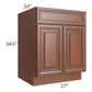 RTA Phoenix Caramel Glaze 27" Base Cabinet