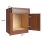 RTA Phoenix Caramel Glaze 27" Sink Base Cabinet