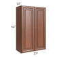 RTA Phoenix Caramel Glaze 27" x 42" Wall Cabinet