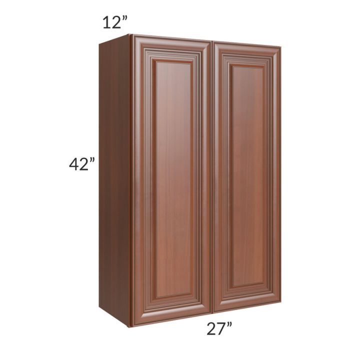 RTA Phoenix Caramel Glaze 27" x 42" Wall Cabinet