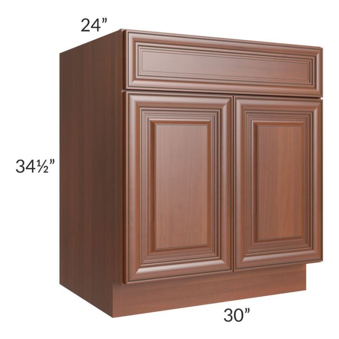 RTA Phoenix Caramel Glaze 30" Sink Base Cabinet