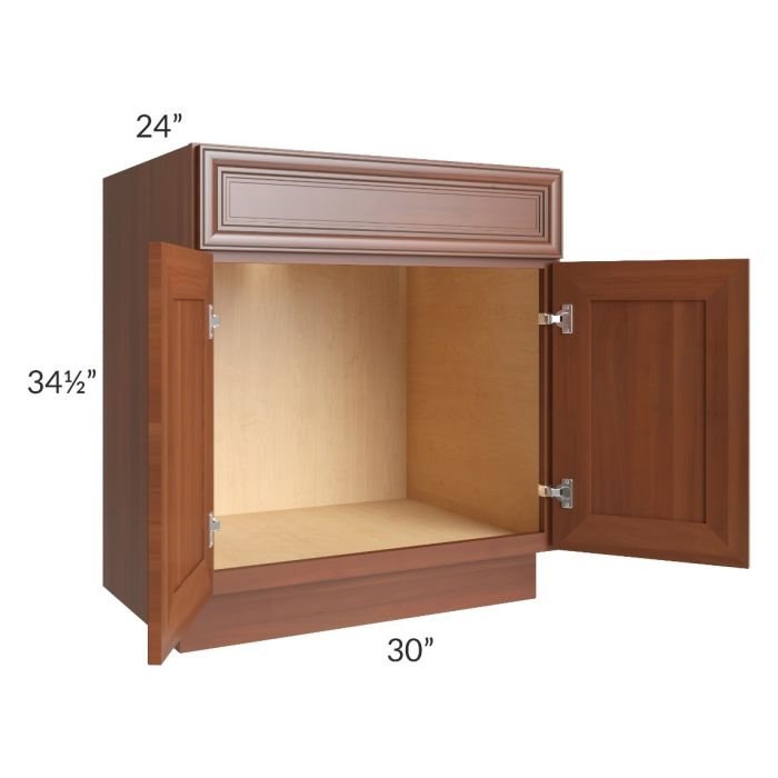 RTA Phoenix Caramel Glaze 30" Sink Base Cabinet