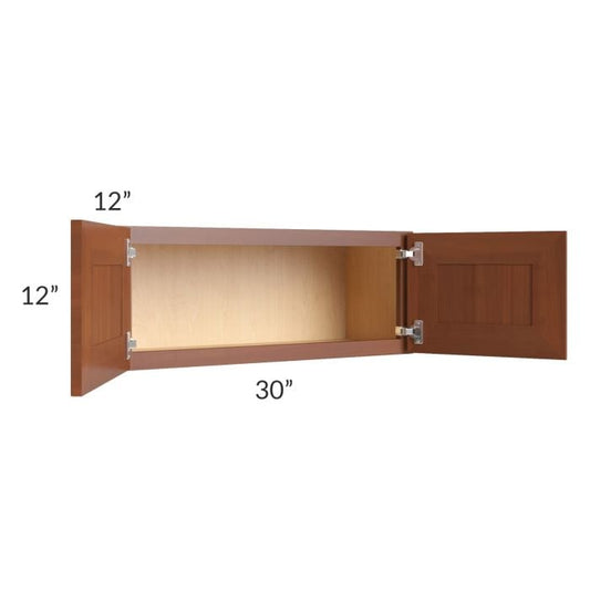 RTA Phoenix Caramel Glaze 30" x 12" Wall Cabinet