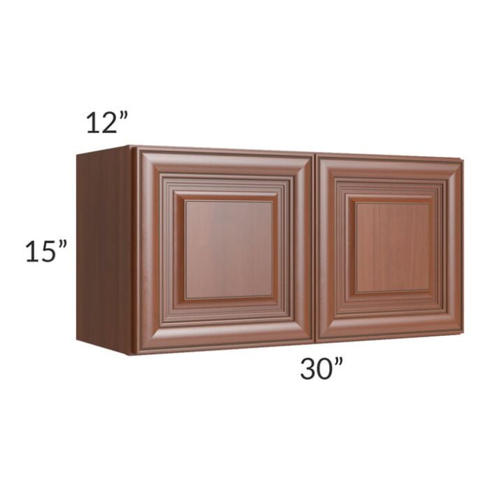 RTA Phoenix Caramel Glaze 30" x 15" Wall Cabinet