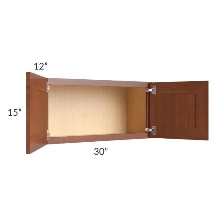 RTA Phoenix Caramel Glaze 30" x 15" Wall Cabinet
