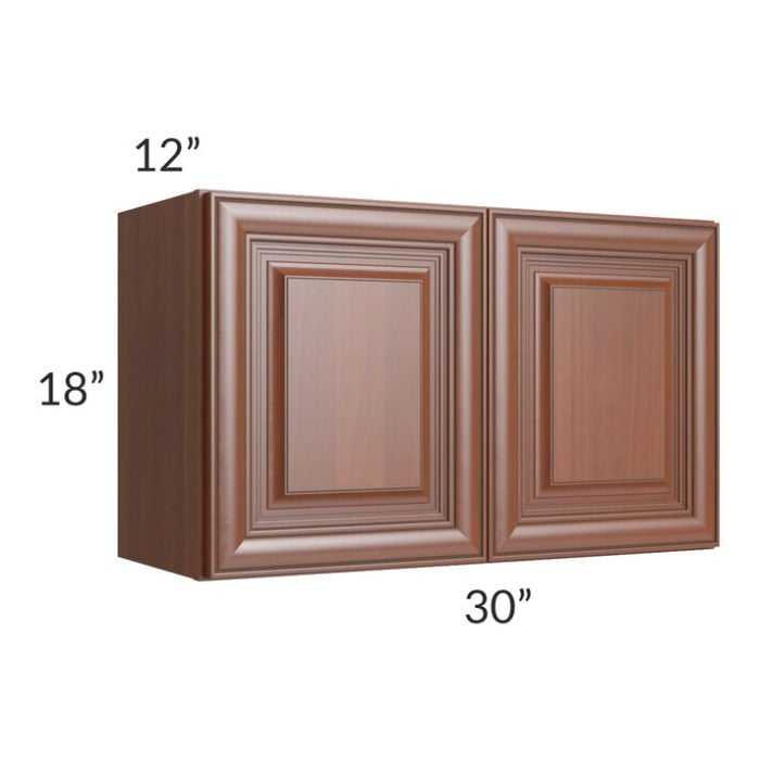 RTA Phoenix Caramel Glaze 30" x 18" Wall Cabinet