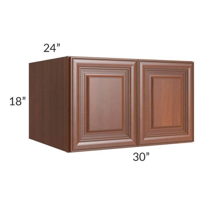 RTA Phoenix Caramel Glaze 30" x 18" x 24" Wall Cabinet