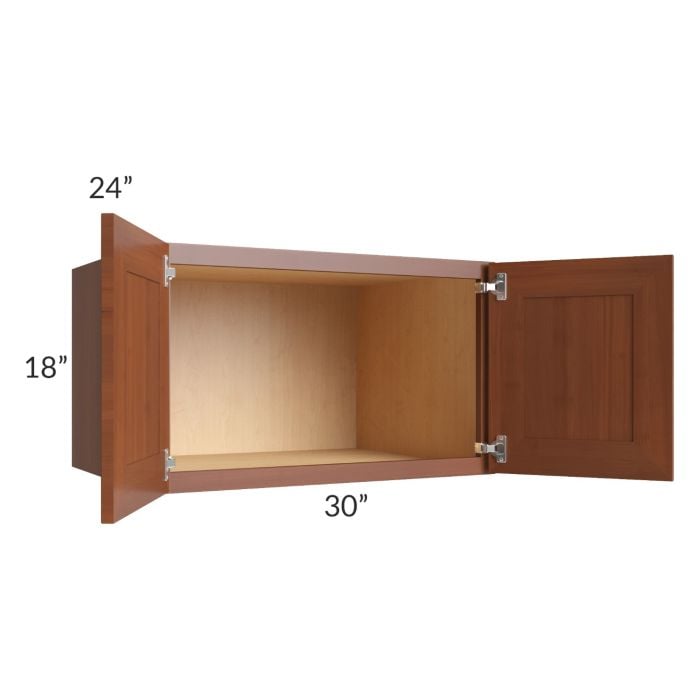 RTA Phoenix Caramel Glaze 30" x 18" x 24" Wall Cabinet