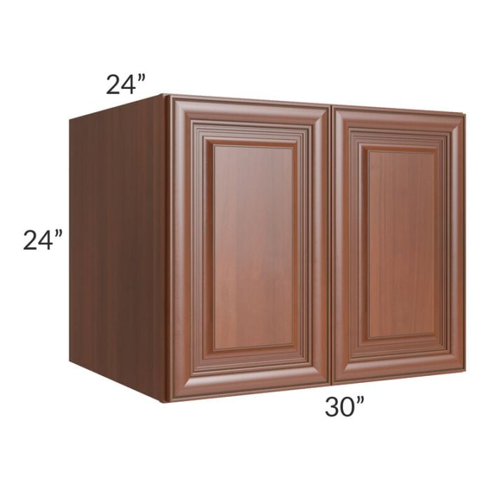 RTA Phoenix Caramel Glaze 30" x 24" x 24" Wall Cabinet