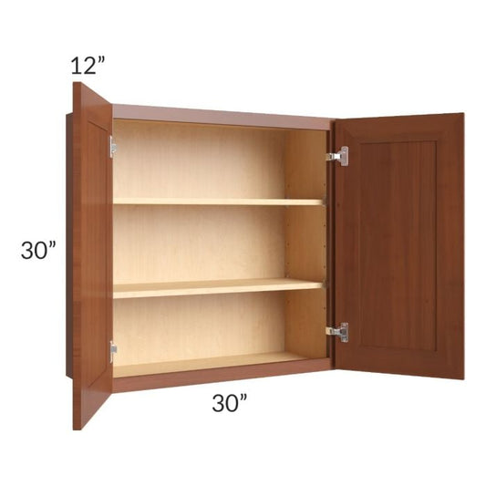 RTA Phoenix Caramel Glaze 30" x 30" Wall Cabinet