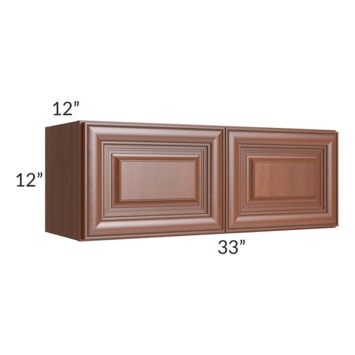 RTA Phoenix Caramel Glaze 33" x 12" Wall Cabinet