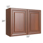 RTA Phoenix Caramel Glaze 33" x 24" Wall Cabinet