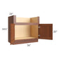 RTA Phoenix Caramel Glaze 36" Farm Sink Base Cabinet