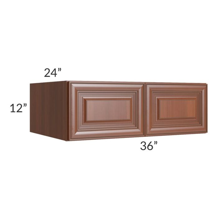 RTA Phoenix Caramel Glaze 36" x 12" x 24" Wall Cabinet