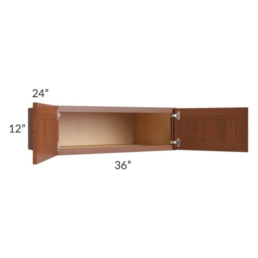 RTA Phoenix Caramel Glaze 36" x 12" x 24" Wall Cabinet