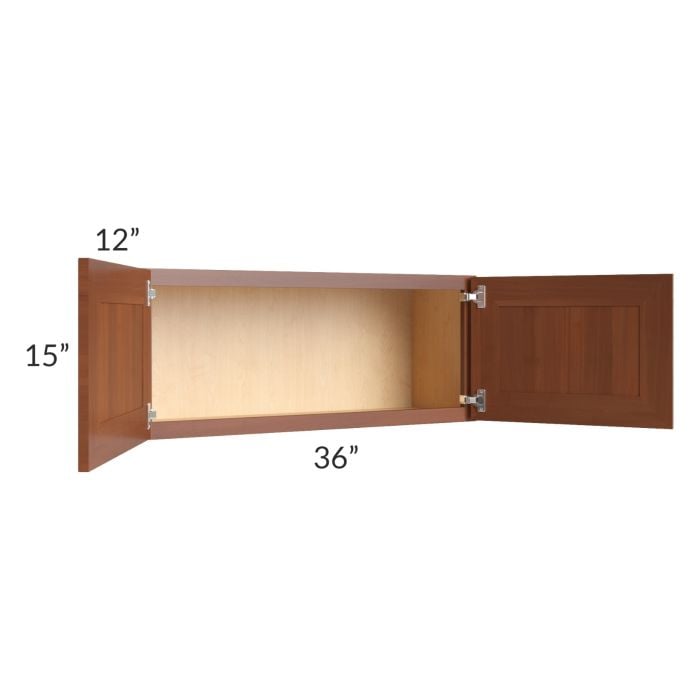 RTA Phoenix Caramel Glaze 36" x 15" Wall Cabinet