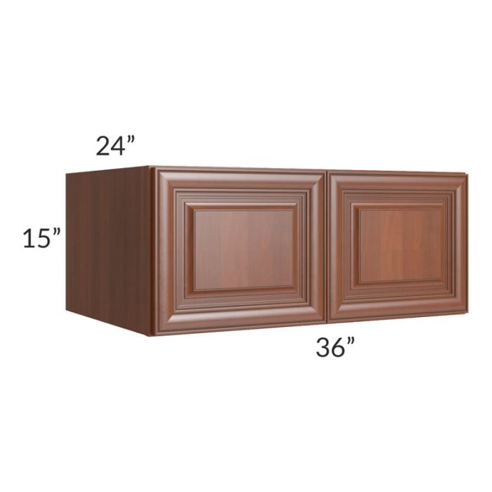 RTA Phoenix Caramel Glaze 36" x 15" x 24" Wall Cabinet