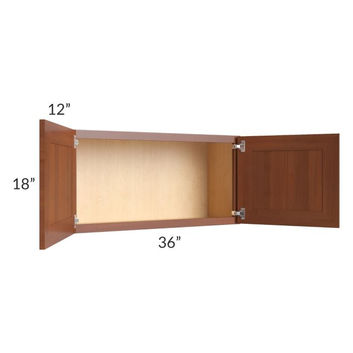 RTA Phoenix Caramel Glaze 36" x 18" Wall Cabinet