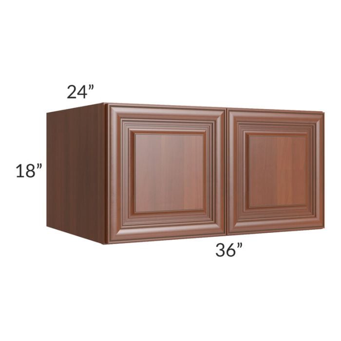 RTA Phoenix Caramel Glaze 36" x 18" x 24" Wall Cabinet