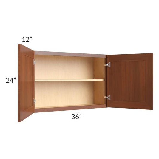 RTA Phoenix Caramel Glaze 36" x 24" Wall Cabinet