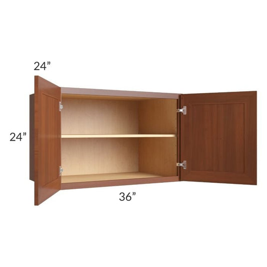 RTA Phoenix Caramel Glaze 36" x 24" x 24" Wall Cabinet
