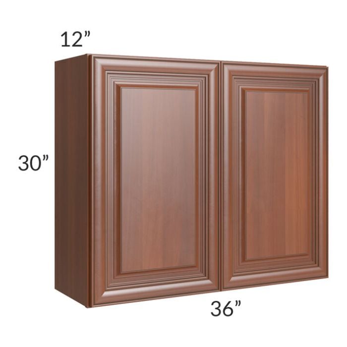 RTA Phoenix Caramel Glaze 36" x 30" Wall Cabinet