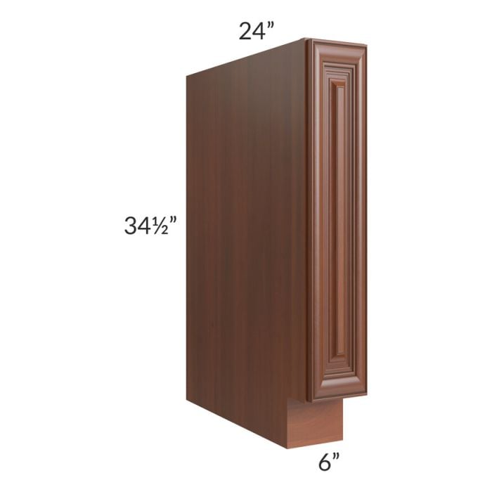 RTA Phoenix Caramel Glaze 6" Spice Base Cabinet