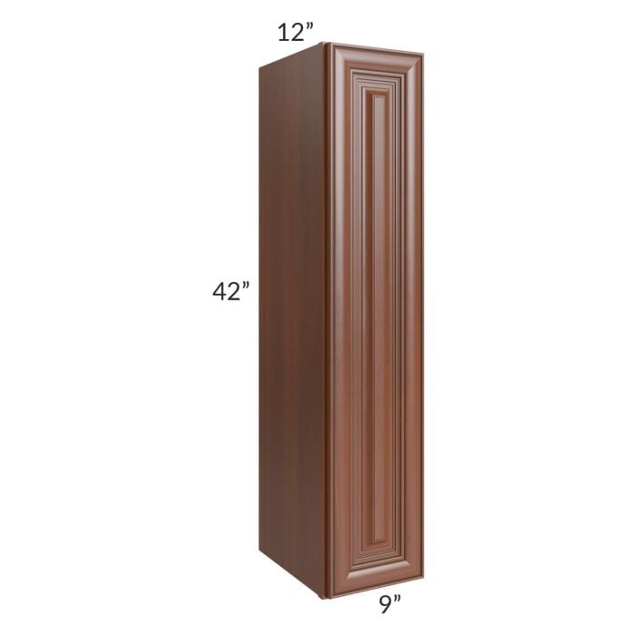 RTA Phoenix Caramel Glaze 9" x 42" Wall Cabinet