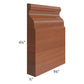 RTA Phoenix Caramel Glaze 96" Base Board Molding
