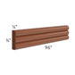 RTA Phoenix Caramel Glaze 96" Triple Bead Insert Molding