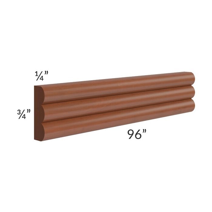 RTA Phoenix Caramel Glaze 96" Triple Bead Insert Molding