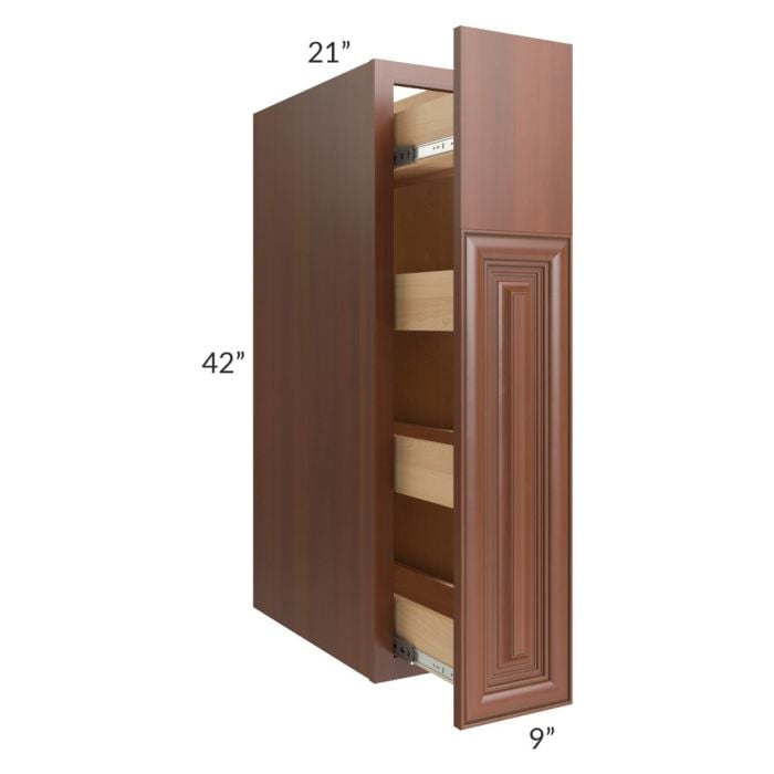 RTA Phoenix Caramel Glaze Hearth Cabinet Pull Out