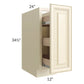 RTA Phoenix Cream Glaze 12" Spice Base Cabinet