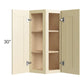 RTA Phoenix Cream Glaze 12" x 30" Wall End Cabinet