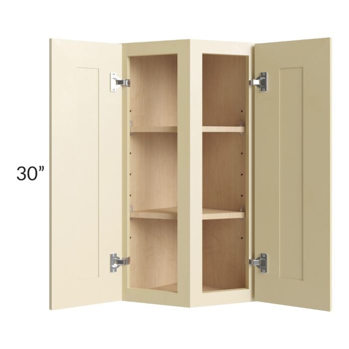 RTA Phoenix Cream Glaze 12" x 30" Wall End Cabinet