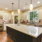 RTA Phoenix Cream Glaze 12" x 36" Wall Cabinet with 1 Decorative End Panel and Mullion Glass Door