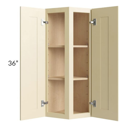 RTA Phoenix Cream Glaze 12" x 36" Wall End Cabinet