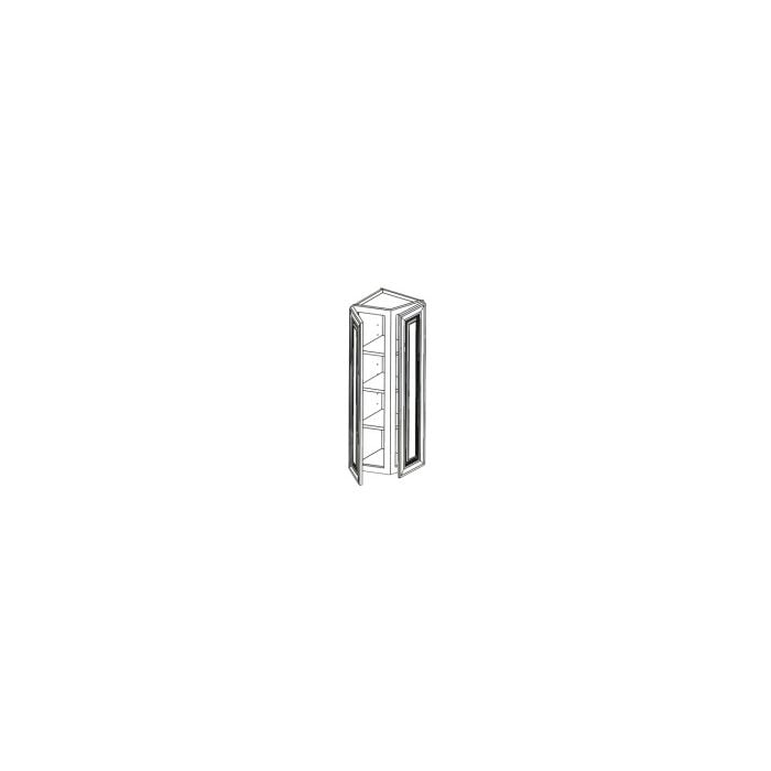 RTA Phoenix Cream Glaze 12" x 42" Wall End Cabinet