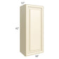 RTA Phoenix Cream Glaze 18" x 42" Wall Cabinet